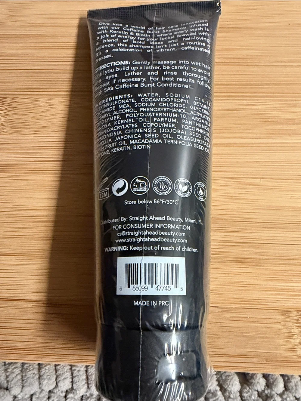 Caffeine Burst Thickening Shampoo - 🆕